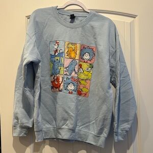 Gildan Light Blue Graphic Sweatshirt